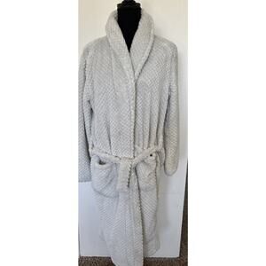 Alexander Del Rossa Women's Gray Robe Size M NWOT